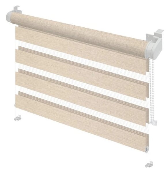 Krémová roleta den a noc 97x150 cm Zebra Silvalin – Gardinia