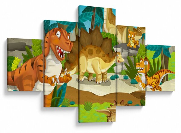 Obraz - Dinosaurie (125x70 cm)