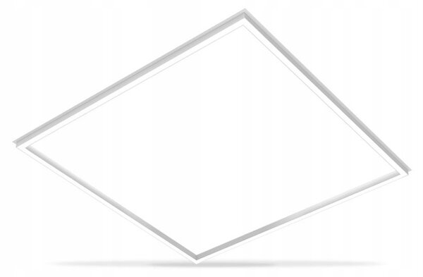 Čtvercový stropní panel Videx 60 x 60 cm bílý