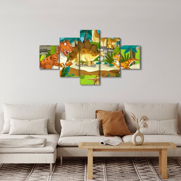 Obraz - Dinosaurie (125x70 cm)