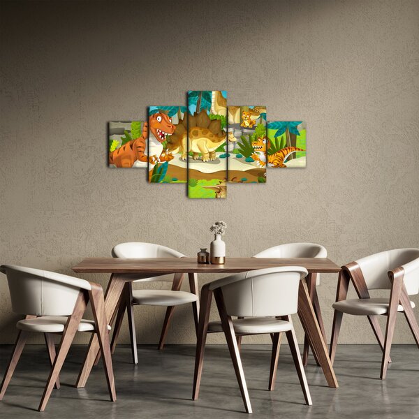Obraz - Dinosaurie (125x70 cm)