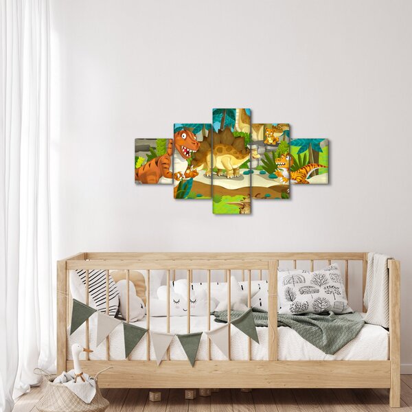 Obraz - Dinosaurie (125x70 cm)