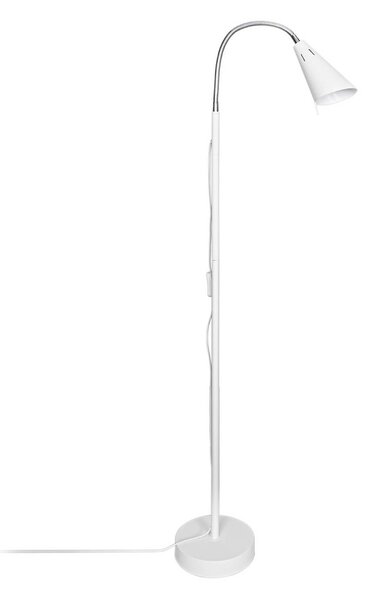By Rydéns Stojací lampa Best Rydéns, pískově bílá, výška 140 cm, E14, Bílá / opál, Obývací pokoj / jídelna, kov, Moderní