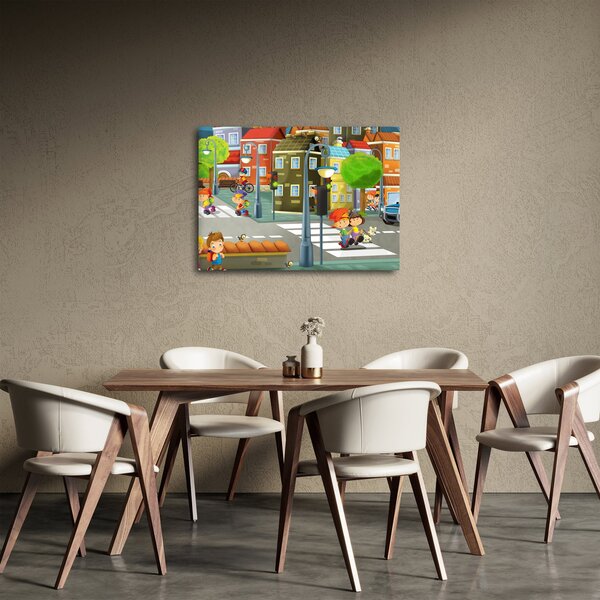 Obraz - Dětské městečko (70x50 cm)