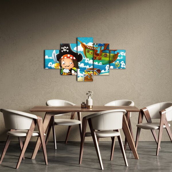 Obraz - Pirátský poklad (125x70 cm)