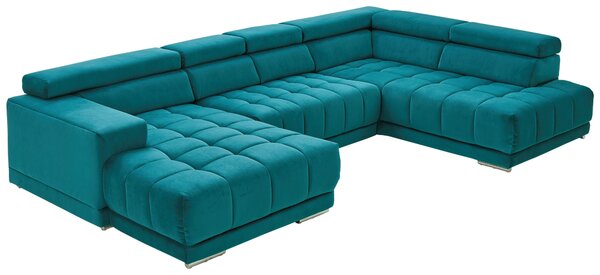 SEDACÍ SOUPRAVA, textil, petrolej Beldomo Speed - Sedací soupravy