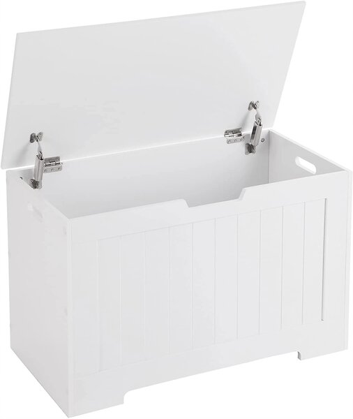 Úložný box na hračky Vasagle 76 x 48 x 40 cm bílý