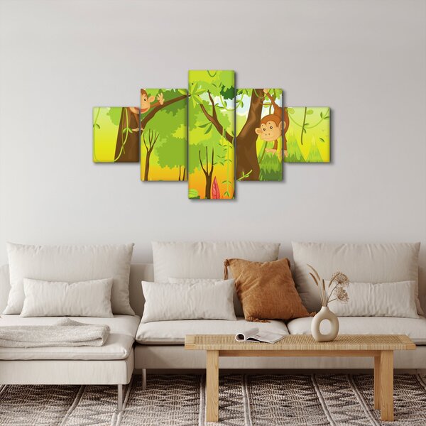 Obraz - Opičáci (125x70 cm)