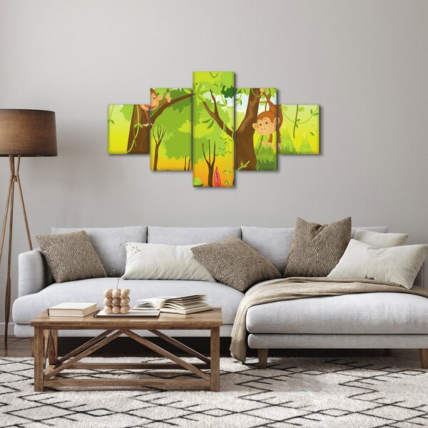 Obraz - Opičáci (125x70 cm)