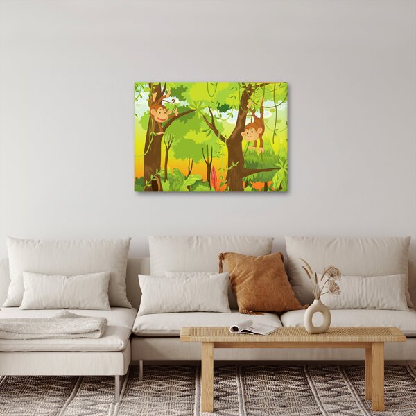 Obraz - Opičáci (70x50 cm)
