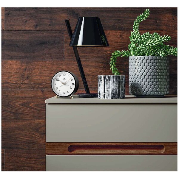 Lowell Italy Designový budík JA7100N Lowell 12cm