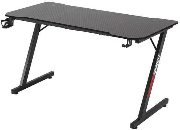 TZB Herní stůl SHADOW GAMER 1.0 140 cm černý