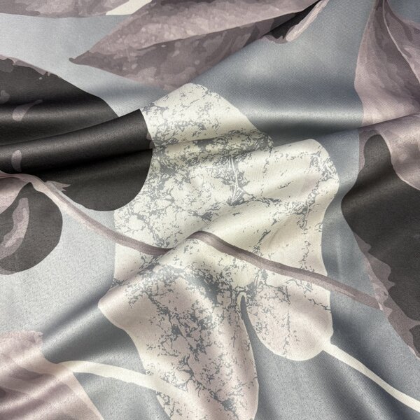 Ervi Blackout zatemňovací závěs Super print - Elegantní listí č.27