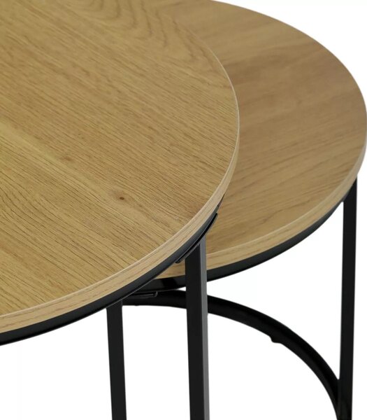 Autronic Konferenční stolek CT-G1145 Oak
