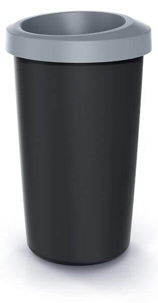 Prosperplast Odpadkový koš COMPACTA R DROP světle šedý, objem 25l