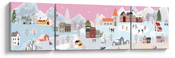 Obraz - Kouzelná zima (170x50 cm)