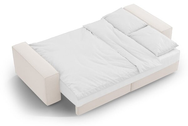 Béžová rozkládací pohovka 247 cm Jodie – Micadoni Home