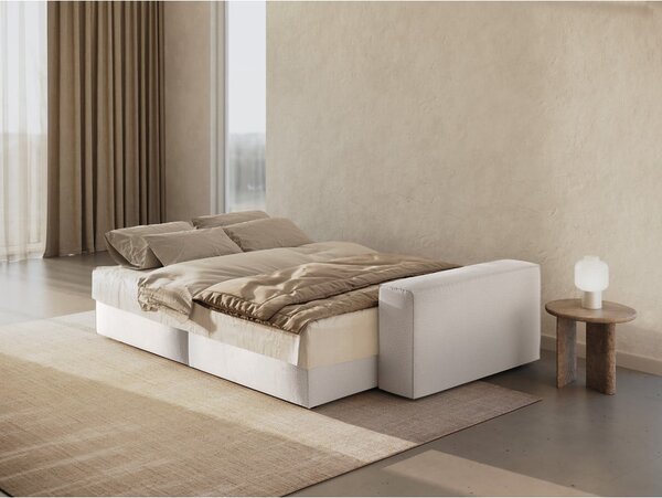 Béžová rozkládací pohovka 247 cm Jodie – Micadoni Home