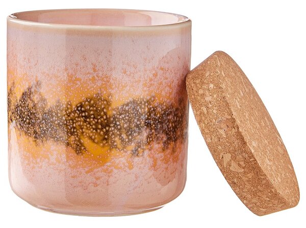 SCENTS OF HOME Vonná svíčka se sojovým voskem "Caramel Island" - oranžová/hnědá