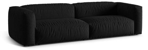 Černá modulární pohovka 320 cm Martina – Micadoni Home