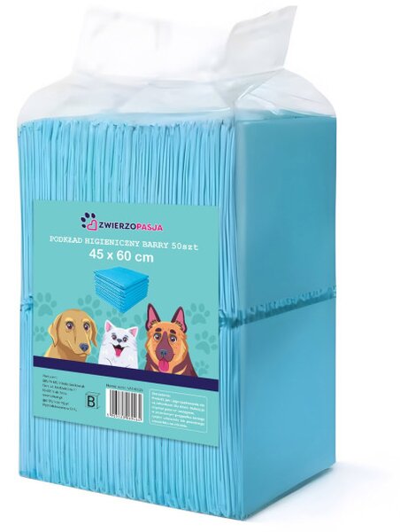 Absorpční podložka pro psy BARRY 45x60 cm (50 ks)