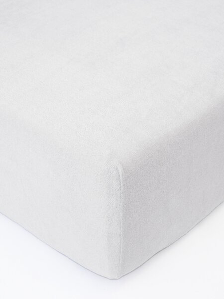 MK Lůžkoviny Froté prostěradlo do postýlky 60 × 120 cm - světle šedá