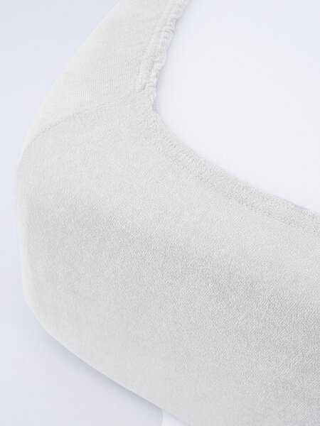 MK Lůžkoviny Froté prostěradlo do postýlky 60 × 120 cm - světle šedá