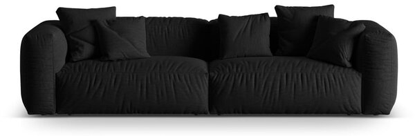 Černá modulární pohovka 320 cm Martina – Micadoni Home
