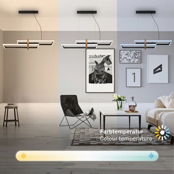 Briloner 4768015 - LED Stm lustr na lanku LED/44W/230V 2700-6500K