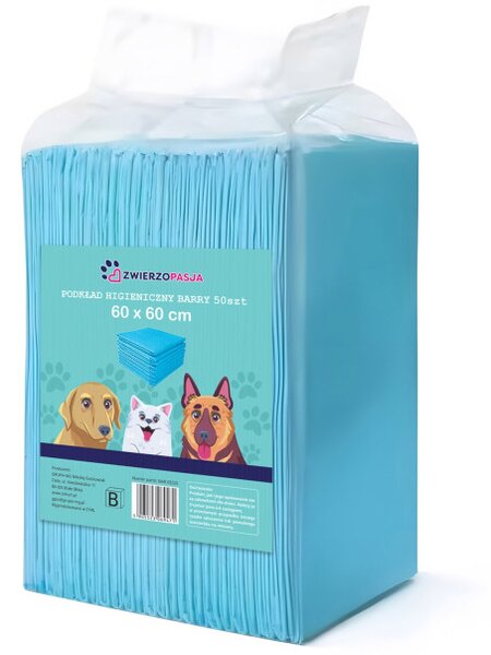 Absorpční podložka pro psy BARRY 60x60 cm (50 ks)