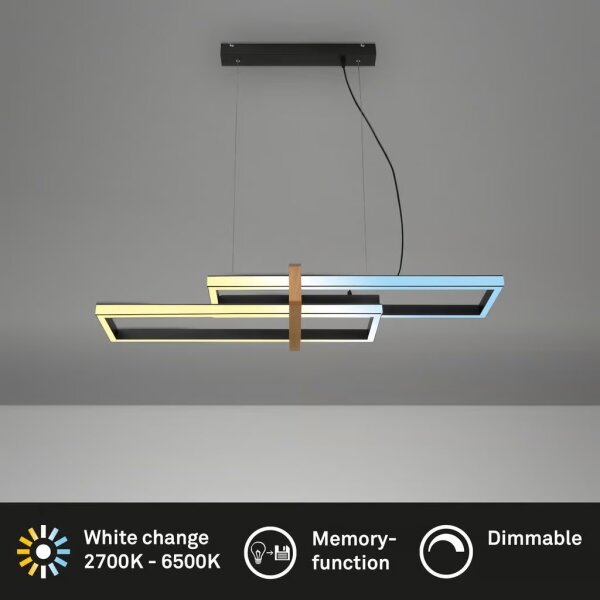 Briloner 4768015 - LED Stm lustr na lanku LED/44W/230V 2700-6500K