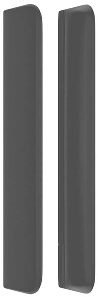 Čelo postele typu ušák černé 93x16x118/128 cm umělá kůže 3119378