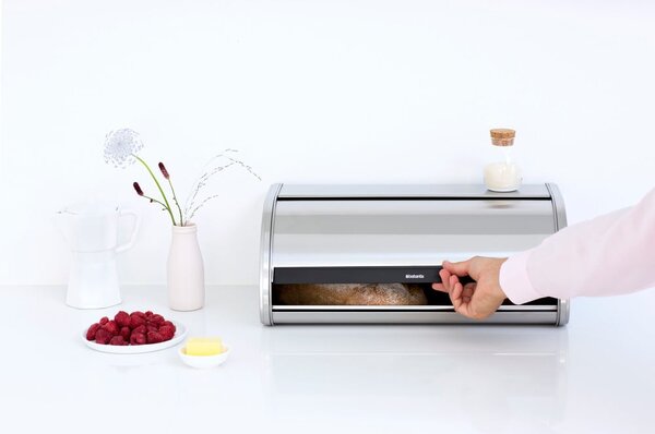 Ocelový chlebník Roll Top – Brabantia