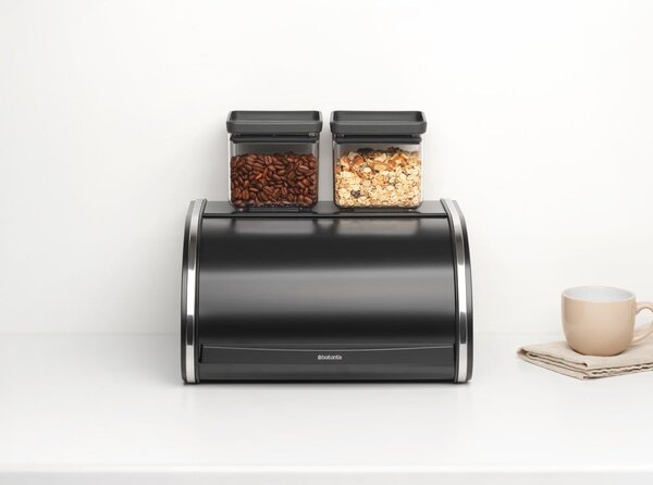 Ocelový chlebník Roll Top – Brabantia