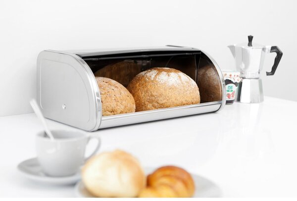 Ocelový chlebník Roll Top – Brabantia