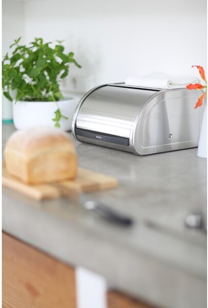 Ocelový chlebník Roll Top – Brabantia