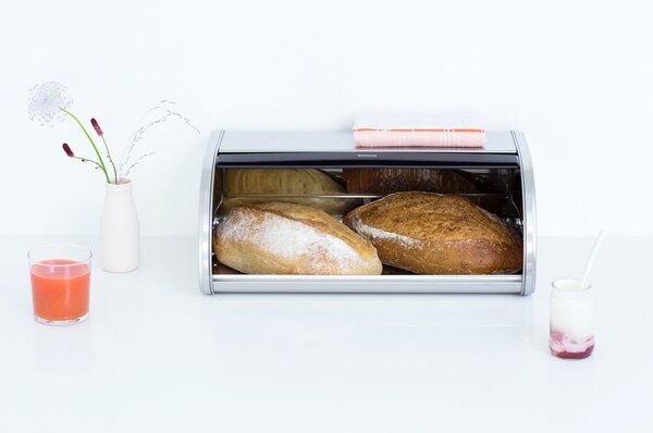 Ocelový chlebník Roll Top – Brabantia