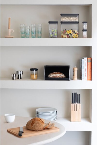 Ocelový chlebník Roll Top – Brabantia