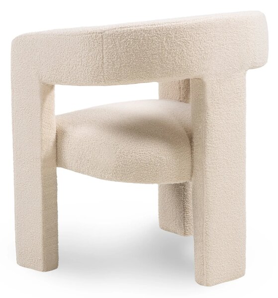 Hector Designové křeslo Lory bouclé béžové