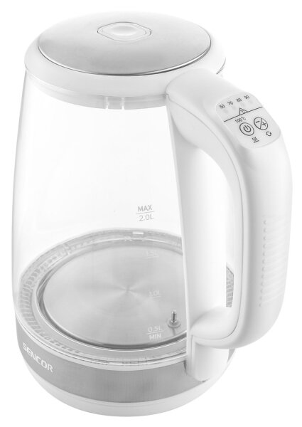 Sencor- Rychlovarná konvice s termoregulací a LED podsvícením 2l 2200W/230V bílá