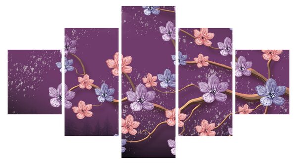 Obraz - Jarní soumrak (125x70 cm)