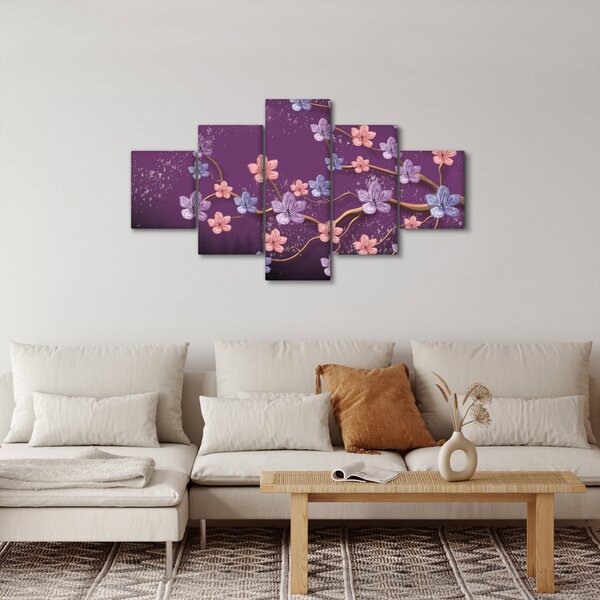 Obraz - Jarní soumrak (125x70 cm)