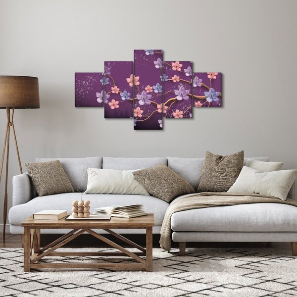 Obraz - Jarní soumrak (125x70 cm)