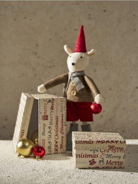 Sinsay - Vánoční dárkové krabice s potiskem „Merry Christmas“ 2 pack - vícebarevná