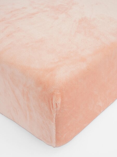 MK Lůžkoviny Prostěradlo mikroplyš Deluxe 90 x 200 cm - lososové