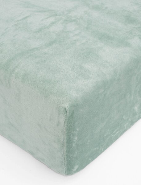 MK Lůžkoviny Prostěradlo mikroplyš Deluxe 90 x 200 cm - mátové