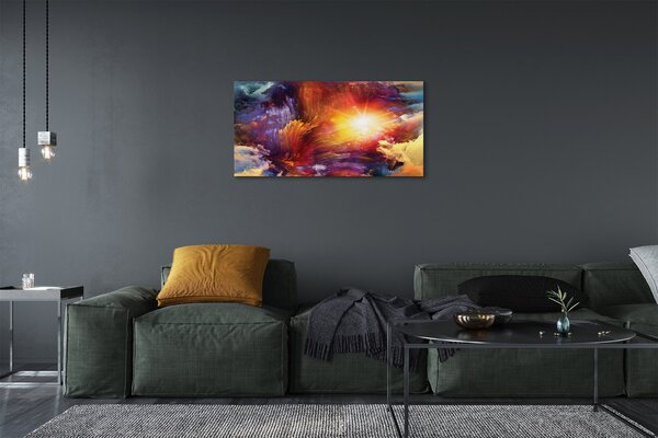 Obrazy na plátně Abstraktní fraktální vzory 100x50 cm