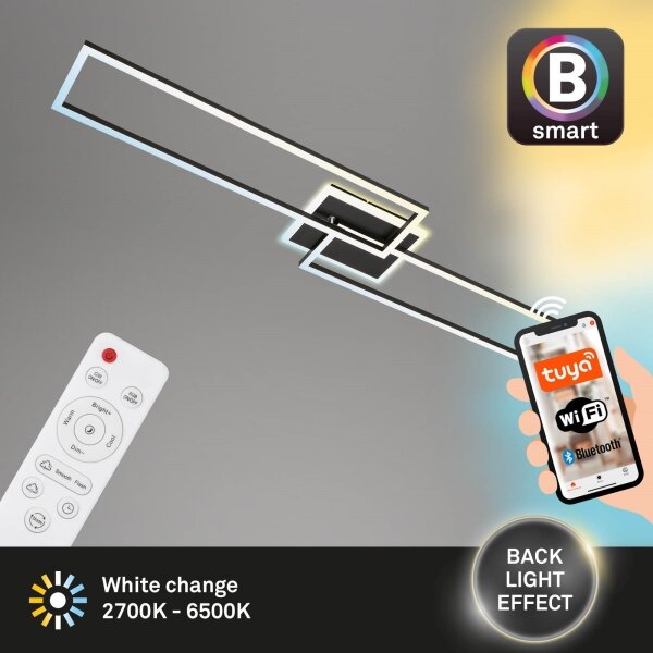 Briloner 3538-015 - LED Stmívatelný lustr FRAME 2xLED/20W/230V Wi-Fi Tuya + DO