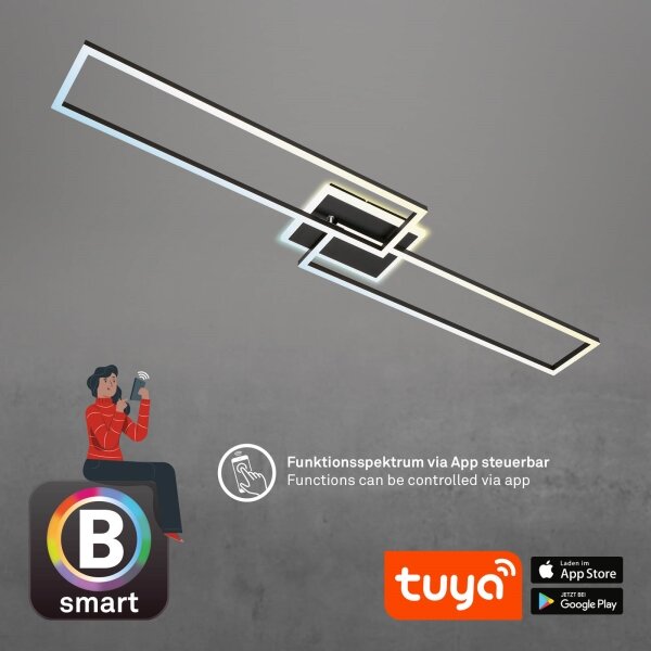 Briloner 3538-015 - LED Stmívatelný lustr FRAME 2xLED/20W/230V Wi-Fi Tuya + DO