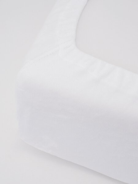 MK Lůžkoviny Prostěradlo mikroplyš Deluxe 90 x 200 cm - bílé